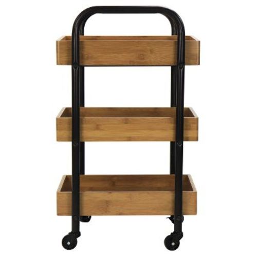Oceanstar Portable Storage Cart with 3 Easy Removable Trays