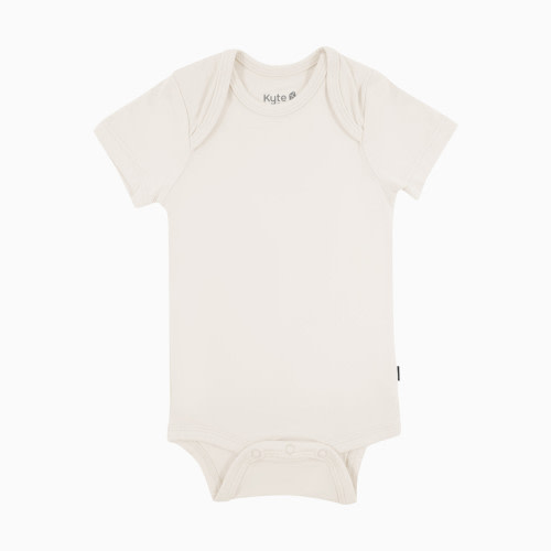 Kyte Baby Short Sleeve Bodysuit - Oat, Newborn