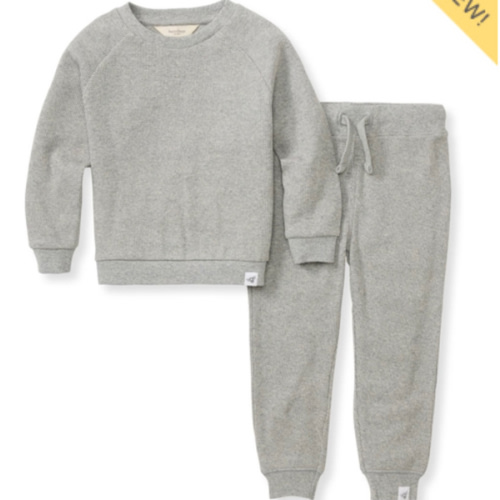 Organic Cotton Baby Boy Thermal Top and Pants Set