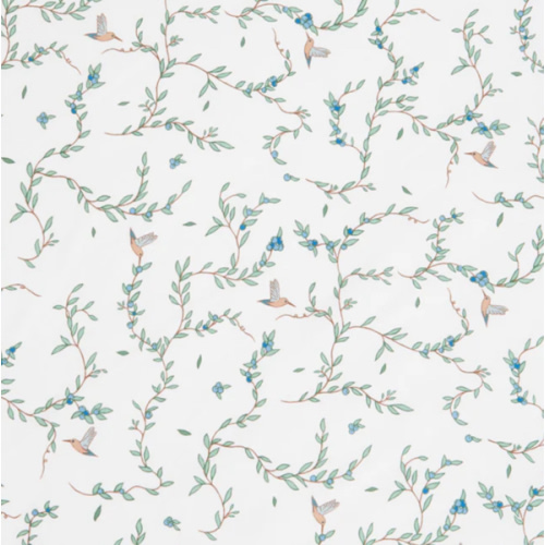 Secret Garden Crib Sheet - Ivory