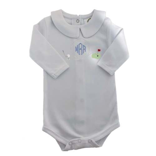 Embroidered Golf Onesie