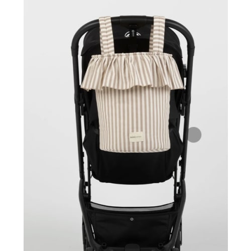 Mini cotton Basket Beige Stripes