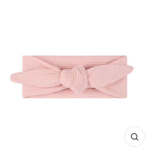 Ribbed Headband - Dusty Pink
