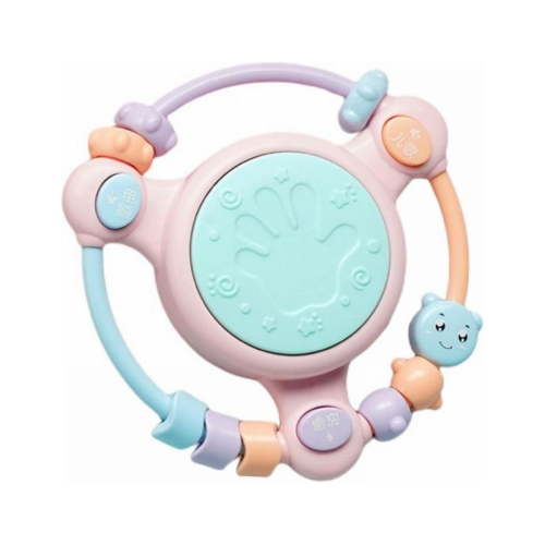 Mfigree Cute Baby Musical Toys 6 9 12 18 Months Old Baby Hand Drum Guitar Piano Starry Sky Projection Rattles Music Toy, Christmas Stocking Stuffers Gifts for Boys and Girls