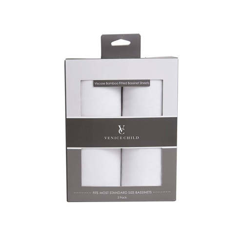 Venice Child Bamboo Bassinet Sheets | Bambi Baby