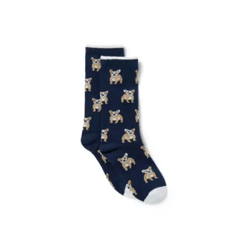 Accessories Merchant Marine French Bulldog Sock by Janie and Jack