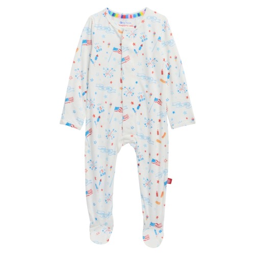 USA 250 Ruffle Magnetic Footie, 6-9M
- Only a few left