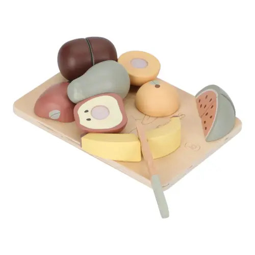 Wooden cutting fruit - Multicolored - Essentials