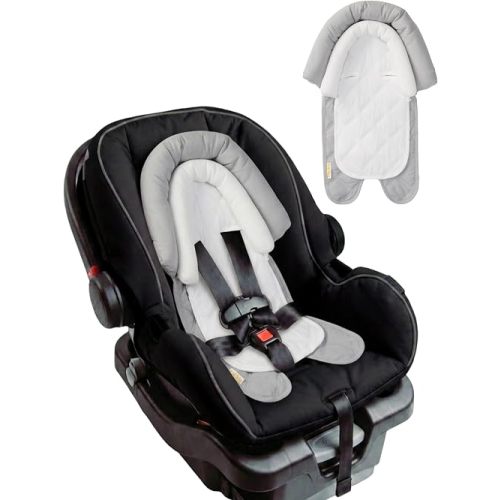 GoldBug Baby & Toddler 2-in-1 Car Seat Head Support - Grey