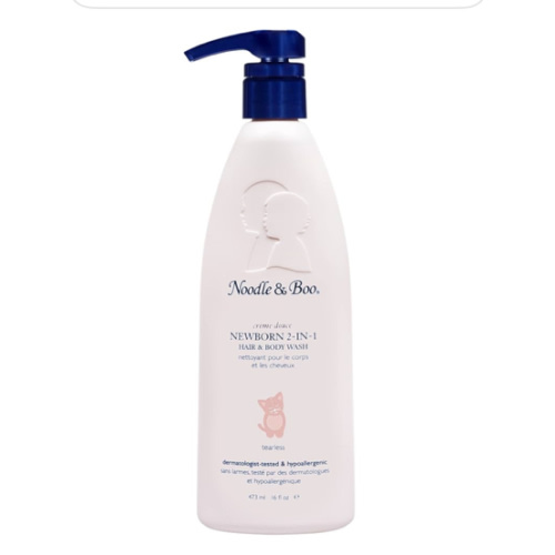 Noodle & Boo 2-in-1 Newborn Hair & Baby Body Wash for Baby, Tear Free and Hypoallergenic