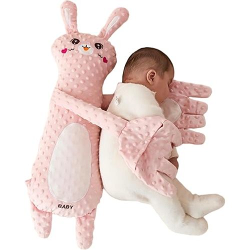 Baby Soother Remote Tapping Bunny Plush Toy Doll for Newborn Boys & Girls