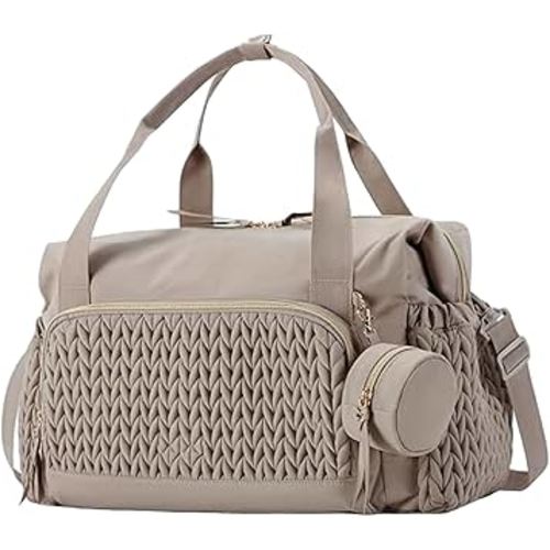 1PC Diaper Bag Tote Large Capacity Maternity Hospital Bag with Compartment and Pacifier Case for Travel Hospital