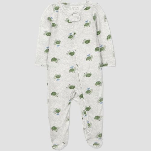 Carter's Just One You® Baby Boys' Comfy Soft Turtles Sleep N' Play - Gray 6M