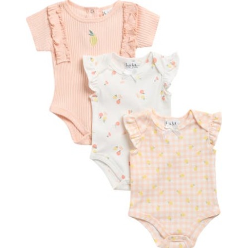 Nicole Miller Assorted 3-Pack Bodysuits | Nordstromrack