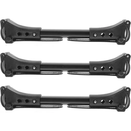 Totority 3pcs Twin Stroller Connector for Baby Universal Fits Umbrella Stroller Adapter for Home Use Adjustable Black,7.9×1.2in