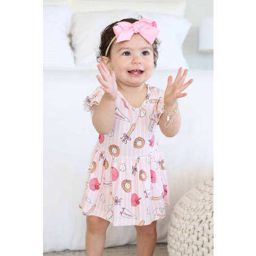 Sleeveless Twirl Bodysuit | Ballpark Babes