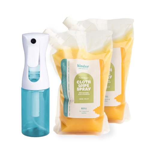 Wipe Spray Value Bundle – Kinder Cloth Diaper Co.