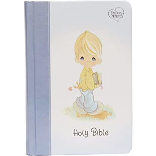 NKJV, Precious Moments Small Hands Bible, Hardcover, Blue, Comfort Print: Holy Bible, New King James Version