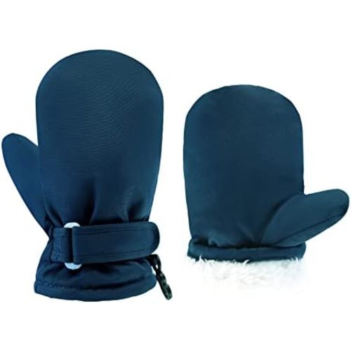 BAVST Toddler Waterproof Mittens Fleece Lined Baby Boys Girls Winter Warm Glove Kids Snow Infant Ski Mitten for 3M-5T