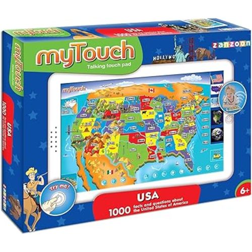 Zanzoon myTouch USA Map Game - 1000 Facts, States & Capitals