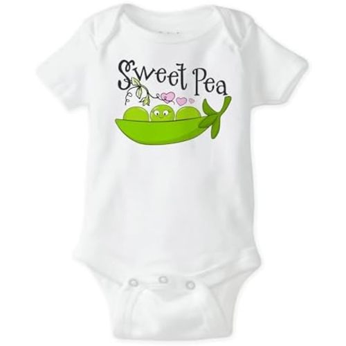 CarefreeTees Sweet Pea in Pod (Unisex Baby Bodysuit or Tee-Shirt)