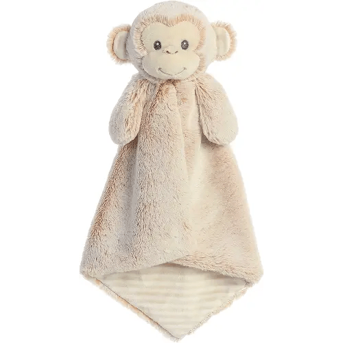 Aurora® Snuggly Cuddlers Luvster™ Marlow Monkey Baby Stuffed Animal - A Perfect Cuddle Companion for Naps and Bedtime - for Parents, Caregivers, and Baby Showers - Brown 16 Inches