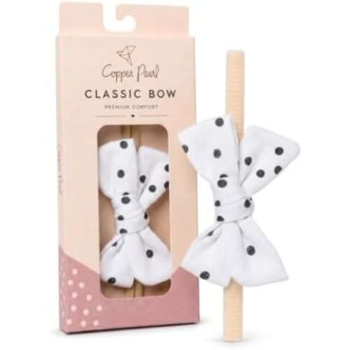 Copper Pearl Classic Baby Bow Headbands - Limited Collection