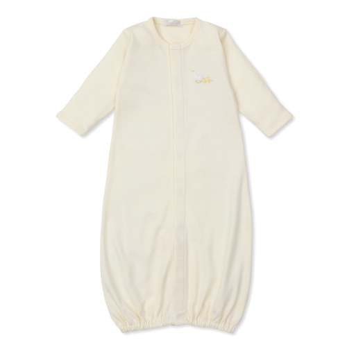 Premier Baby Duckling Yellow Stripe Hand Emb. Conv. Gown
