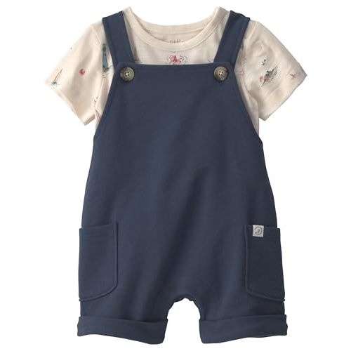little planet by carter's Baby 2-piece Organic Cotton Overall Set