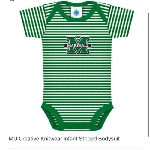Departments - MU Creative Knitwear Infant Striped Bodysuit