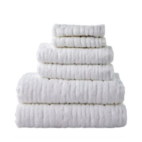 Cloudsoft 100% Long Staple Cotton 6-Piece Bath Towel Set