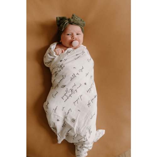 God's Words Swaddle Blanket – OUR HOUSE ABOVE