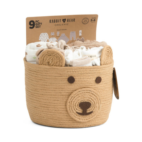 9pc Bear Basket Gift Set | Kids & Baby | T.J.Maxx