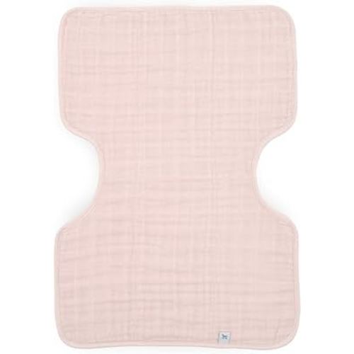 Little Unicorn Cotton Muslin Burp Cloth - Light Pink