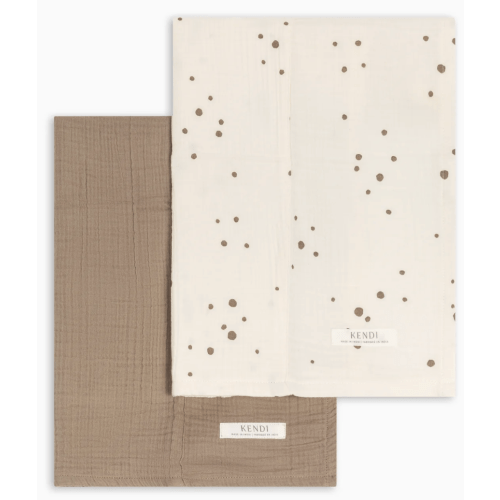 2-Pack Muslin Burp Cloths