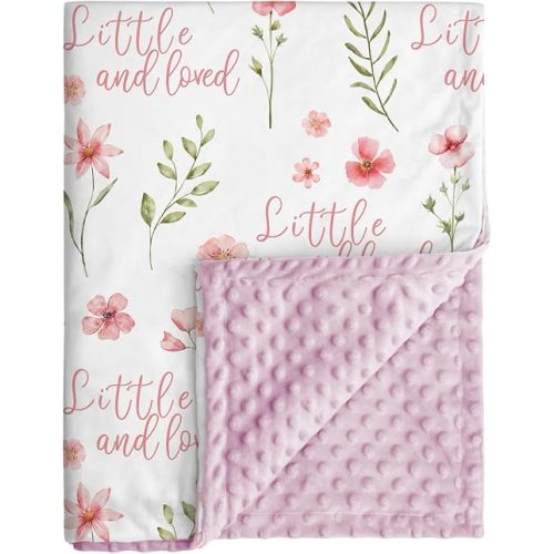 Fleece Baby Blankets for Girls & Boys, Infant Toddler Blanket