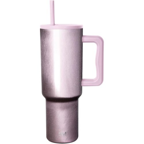 Simple Modern Tumbler with Handle and Straw | 40oz | Cateye