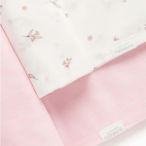 2 Pack Blossom Muslin Wrap