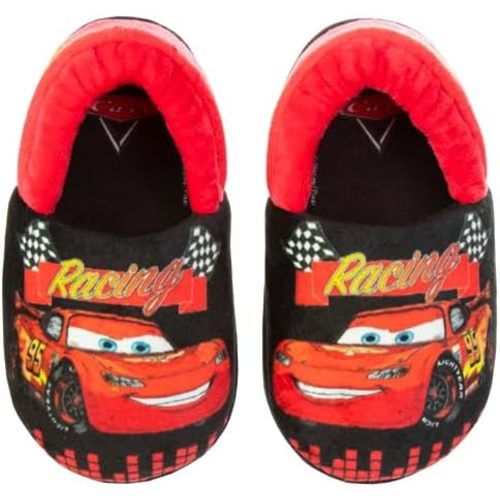 Disney Boys’ Toy Story Slippers – Buzz and Woody Fuzzy Slippers (Toddler/Kid)