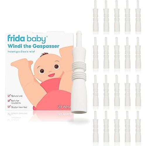 Frida Baby Windi Gas Passer, Baby Gas Relief and Colic Baby Relief, Naturally Realease Constipation, 10 Count (Pack of 2)