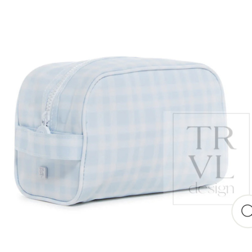 Dopp Bag - Stow It - Pimlico Plaid Blue