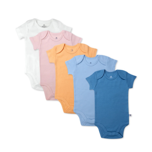 5-Pack Organic Cotton Short Sleeve Bodysuits | Honest Baby Clothing