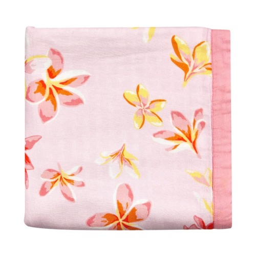 Coco Moon HI | Baby Quilt | Plumeria Honey