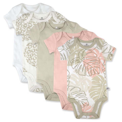 5-Pack Organic Cotton Short Sleeve Bodysuits | Honest Baby Clothing
