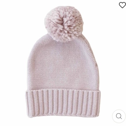 Knit Baby Pom Pom Beanie | Caden Lane