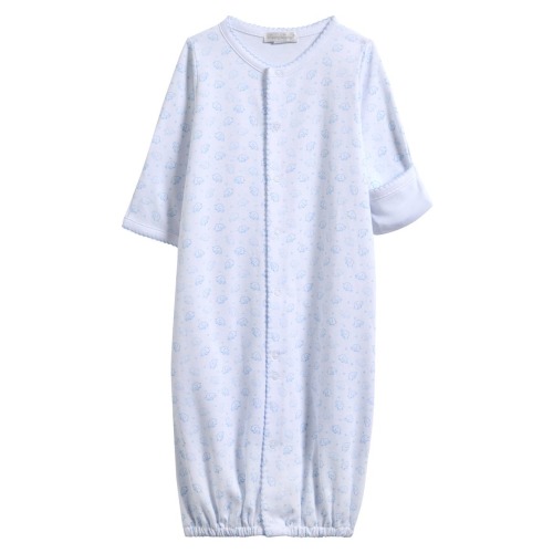 Ele-Fun Print Convertible Pima Cotton Gown