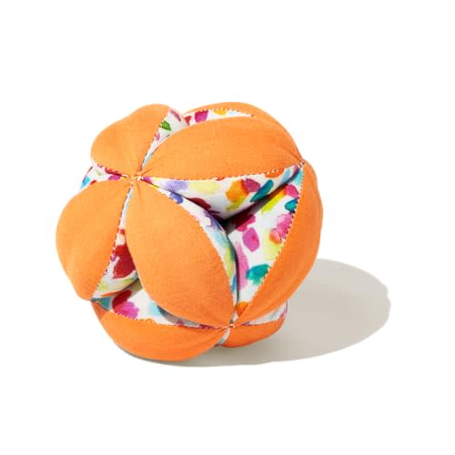 Lovevery, Montessori Organic Ball, Baby Toy, Tummy Time Ball, 12+ Weeks