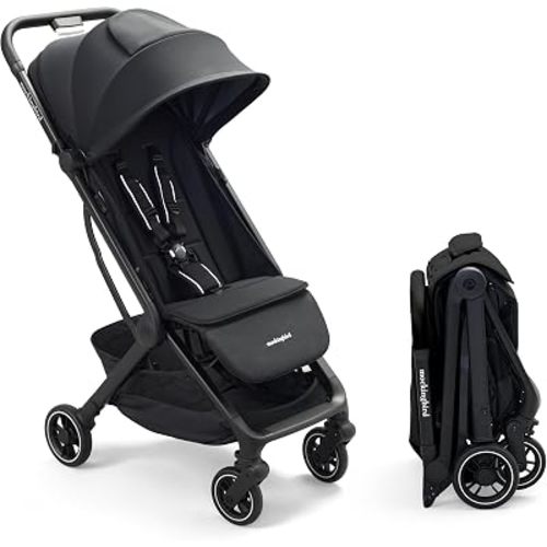 Mockingbird Travel Stroller, Compact, One-Hand Autofold, Black