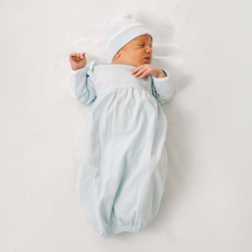 Simply Sweet Gathered Gown - Light Blue