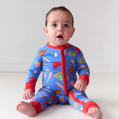 Blue All Stars Zippy - Little Sleepies